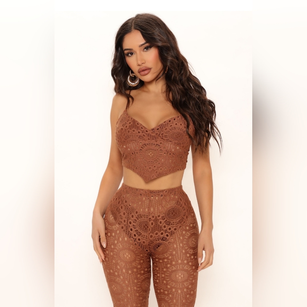 Festival Vibes Crochet Pant Set 34